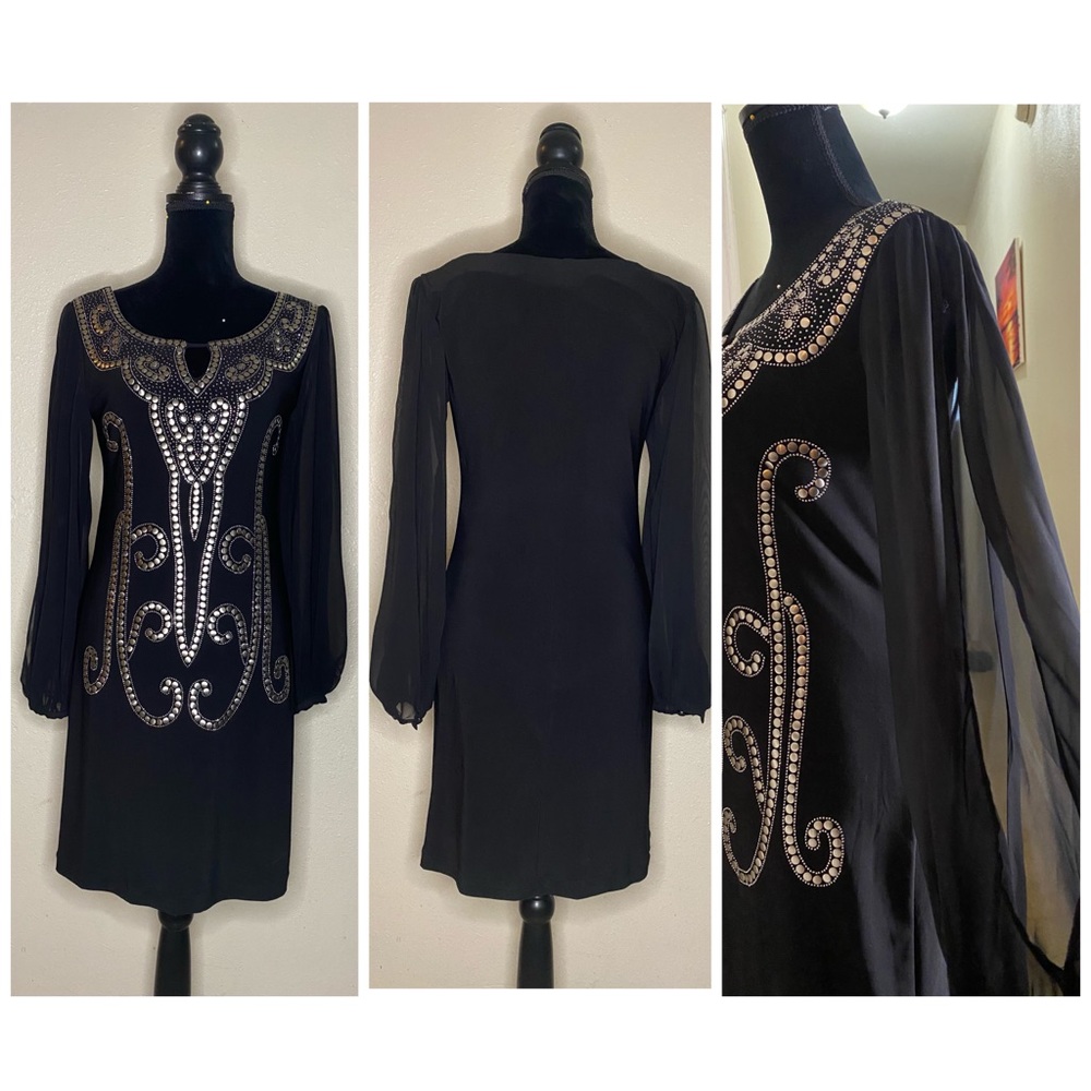 Black cocktail dress